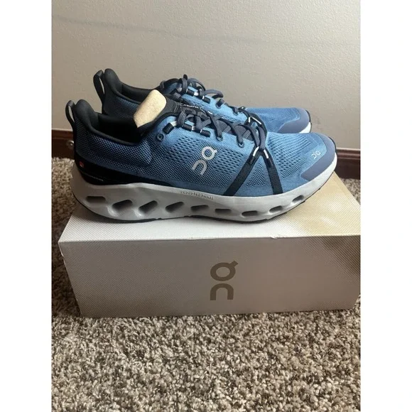 On CloudSurfer Trail Niagara Glacier 3ME10110771 Men's Size 9 Sneakers